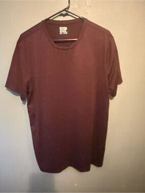 32 Degrees Men's Maroon Short Sleeve Crew Neck Tee